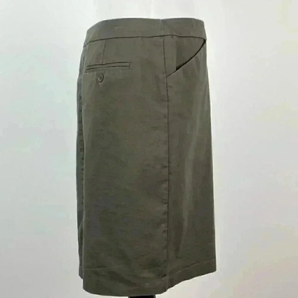 New York and Co. stretch skirt size 6 taupe pencil - Picture 4 of 9
